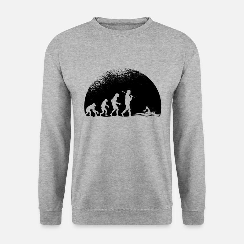 Evolution Swimming - Unisex Sweatshirt - salt & pepper