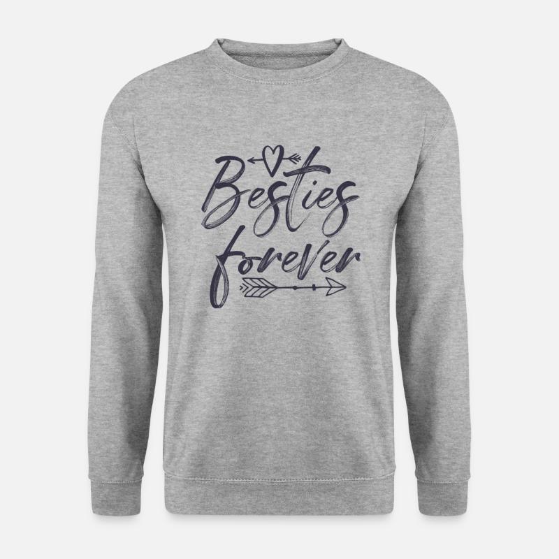Besties forever - Unisex Sweatshirt - salt & pepper