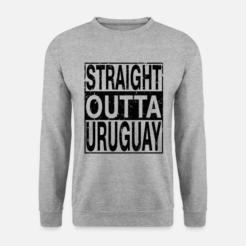 Uruguay Straight outta Uruguay - Unisex Sweatshirt - salt & pepper