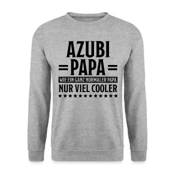 Azubi Spruch Lehrling Auszubildende Azubi Geschenk - Unisex Pullover - Weißgrau meliert - Vorne - Alina (178cm) & Michal (187cm)