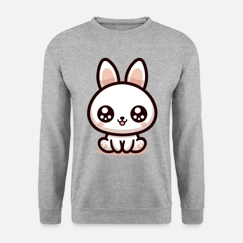 Rabbit Bubble Tea Kawaii - Unisex Sweatshirt - salt & pepper