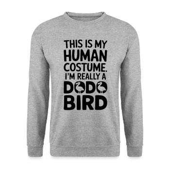 Dodo Saying Dodo Bird Funny Dodo Gift - Unisex Sweatshirt - salt & pepper - Front - Alina (178cm) & Michal (187cm)