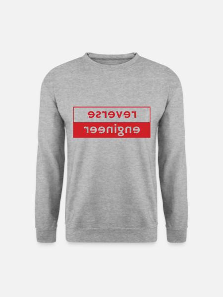 Reverse Engineer T-shirt - Unisex Sweatshirt - salt & pepper