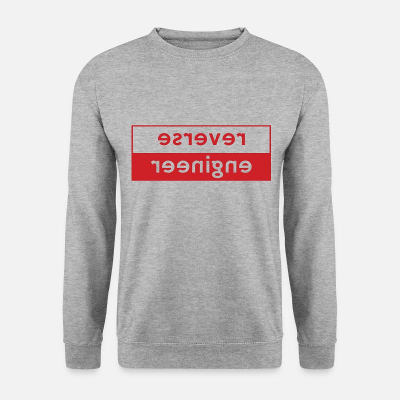 Reverse Engineer T-shirt - Unisex Sweatshirt - salt & pepper
