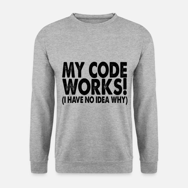 Coder - Unisex Sweatshirt - salt & pepper