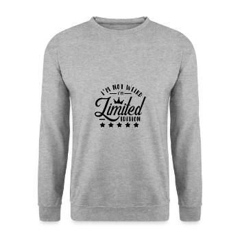 limited edition - Unisex Sweatshirt - salt & pepper - Front - Alina (178cm) & Michal (187cm)