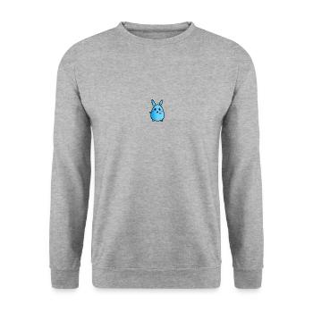 Anime Chibi Lapin - Direction T-shirt - Sweat-shirt Unisexe - gris chiné - Devant - Alina (178cm) & Michal (187cm)