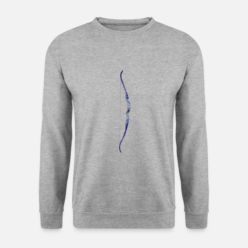Archer de tir à l'arc classique - Sweat-shirt Unisexe - gris chiné