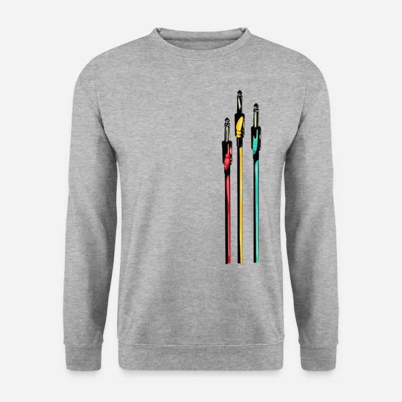 Unplugged - Unisex Pullover - Weißgrau meliert