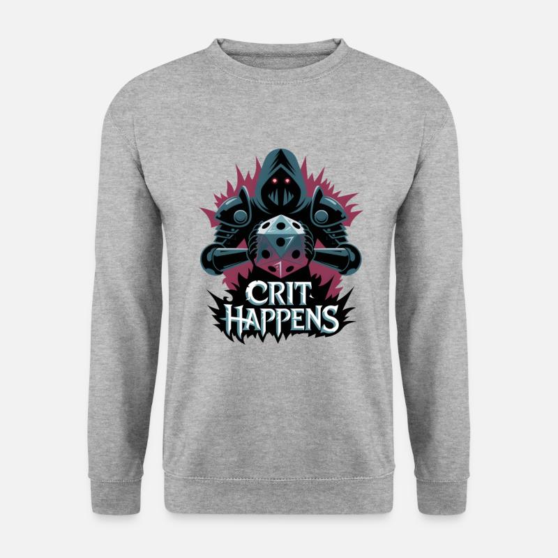 Kritisches Kriterium passiert - Unisex Pullover - Weißgrau meliert