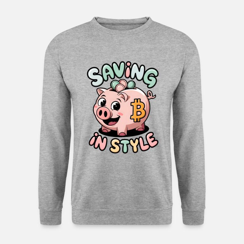 Saving In Style - Unisex Sweatshirt - salt & pepper