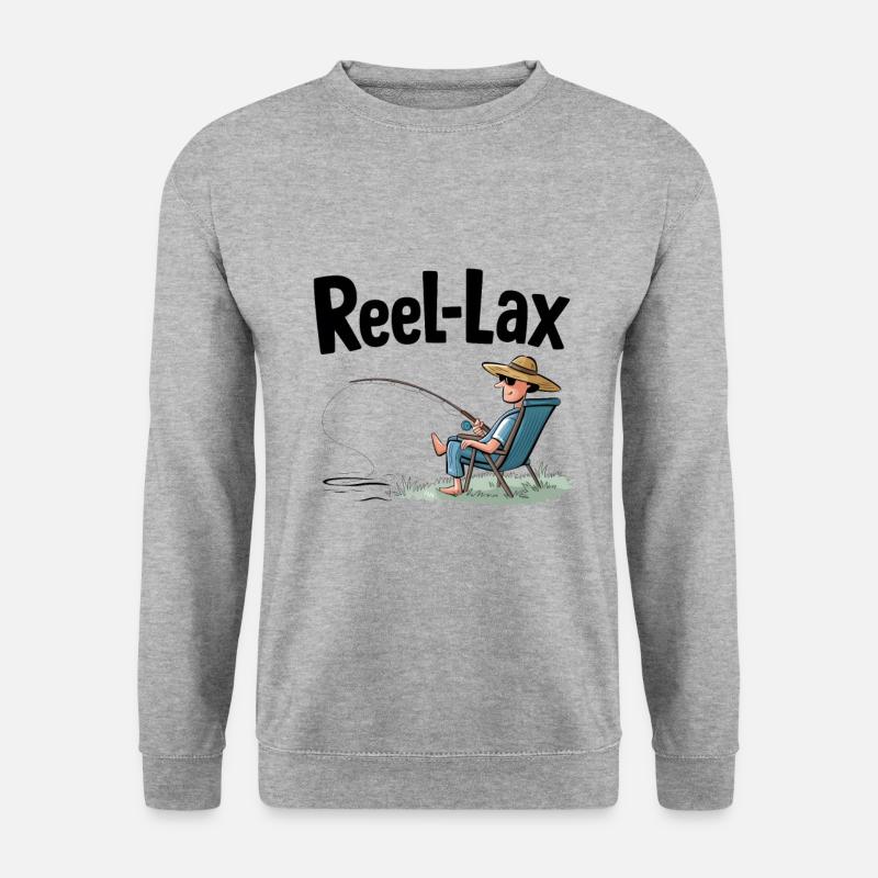 Rollen-Lax - Unisex Pullover - Weißgrau meliert