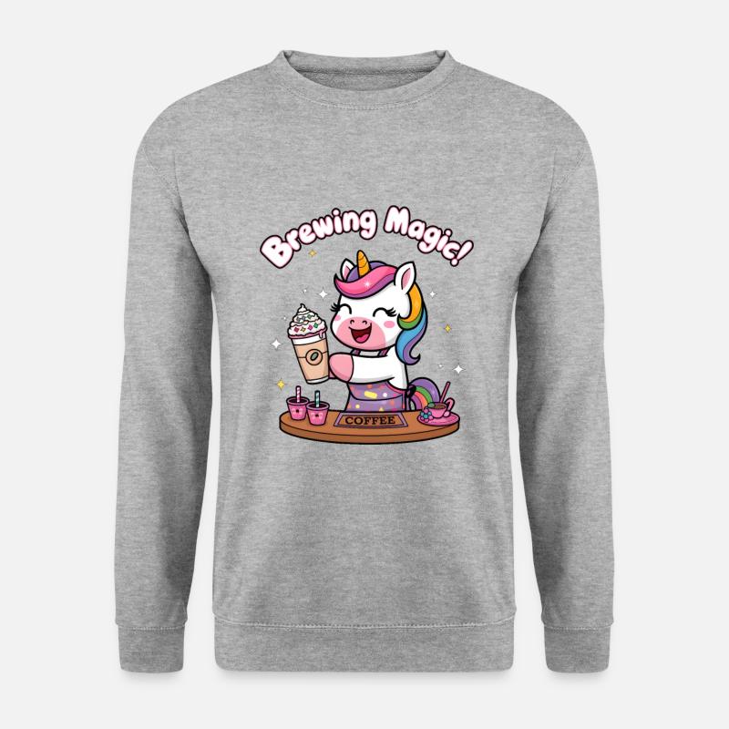 Brewing Magic! - Unisex Sweatshirt - salt & pepper