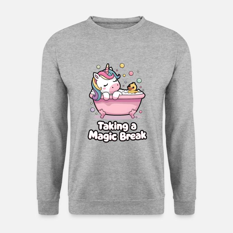 Taking A Magic Break - Unisex Sweatshirt - salt & pepper