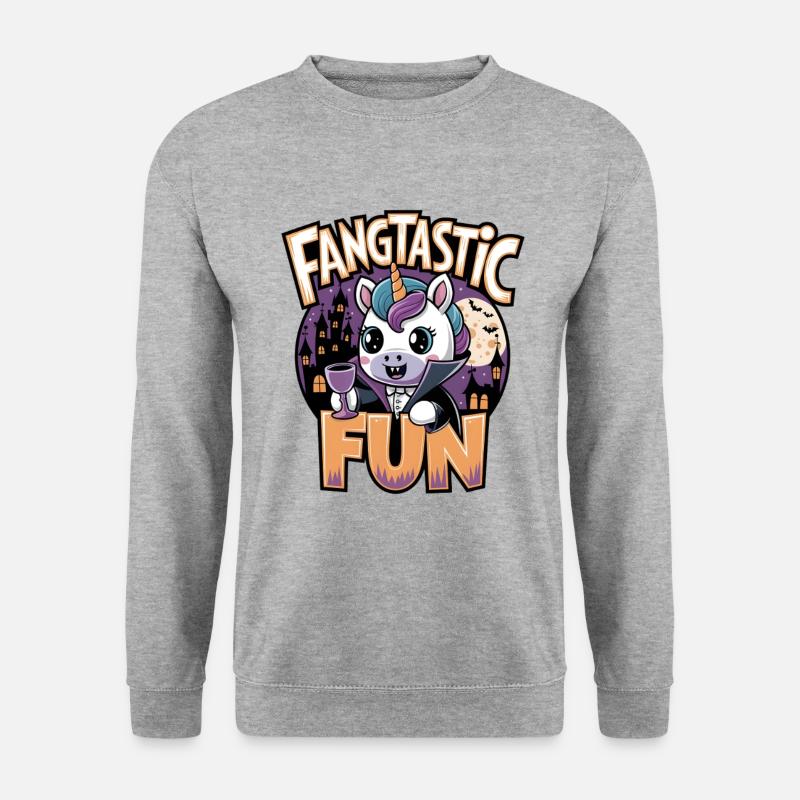 Fangtastic Fun - Unisex Sweatshirt - salt & pepper