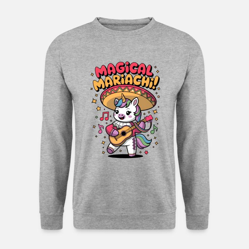 Mariachi magique - Sweat-shirt Unisexe - gris chiné