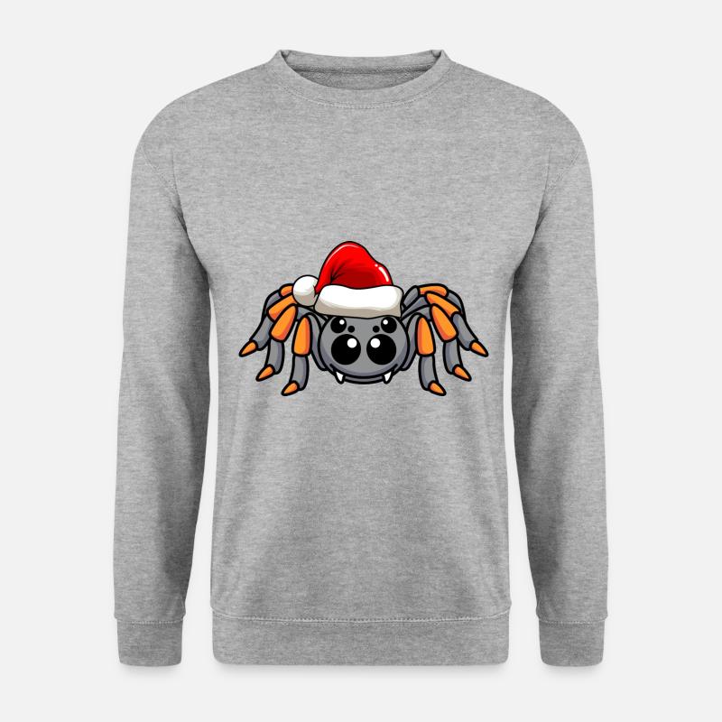 Tarantula Comic Christmas - Unisex Sweatshirt - salt & pepper