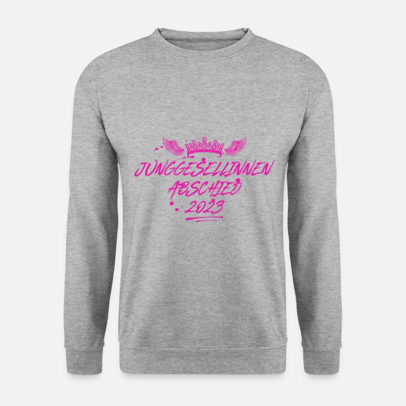 Junggesellinnenabschied Jga 2023 - Unisex Pullover - Weißgrau meliert