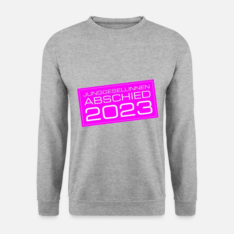 Junggesellinnen Abschied 2023 - Unisex Pullover - Weißgrau meliert