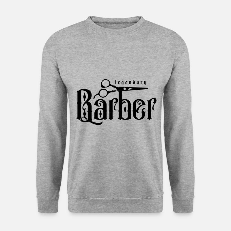 legendary barber - Unisex Sweatshirt - salt & pepper