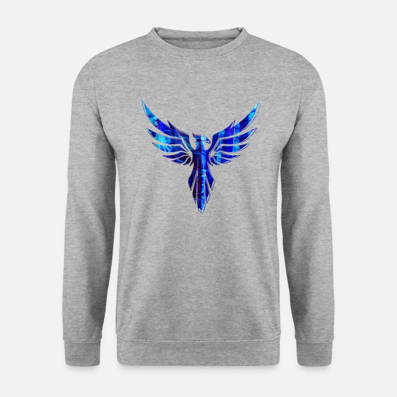 Phoenix.vogel,graffiti,Malerei,blau - Unisex Sweatshirt - salt & pepper