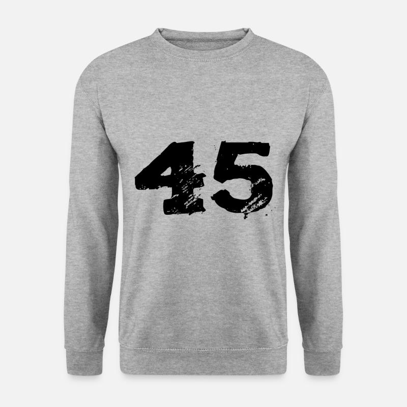 45 Number jersey - Unisex Sweatshirt - salt & pepper
