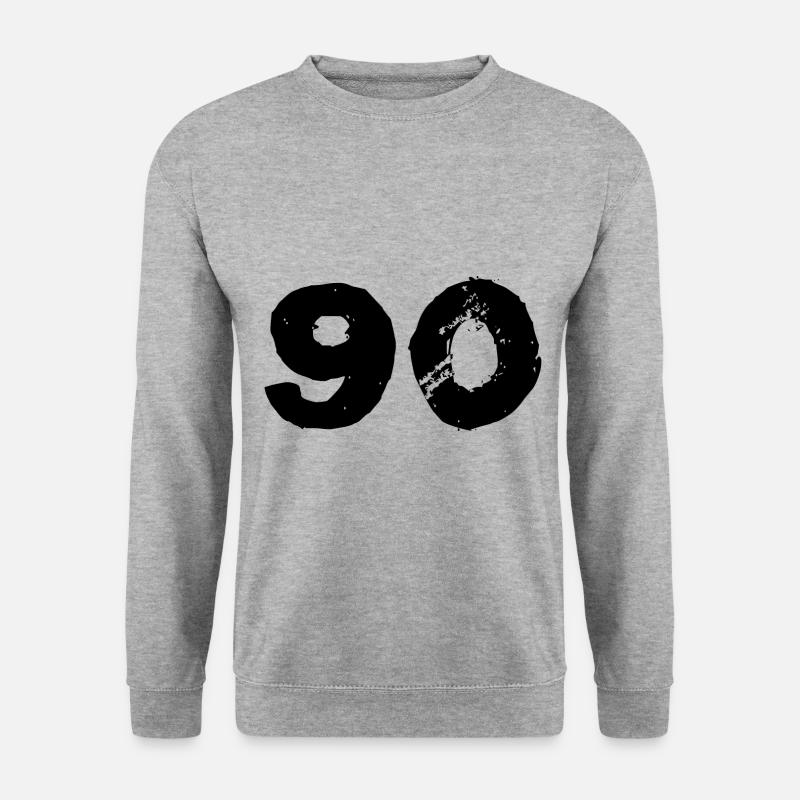 90 Number jersey - Unisex Sweatshirt - salt & pepper