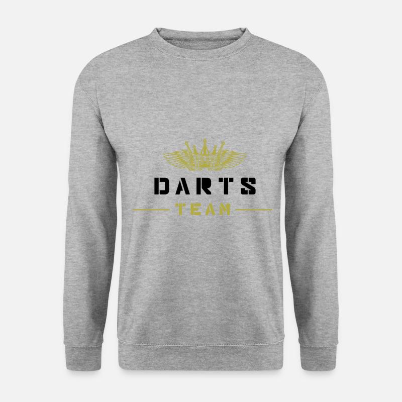 Darts Team - Unisex Pullover - Weißgrau meliert