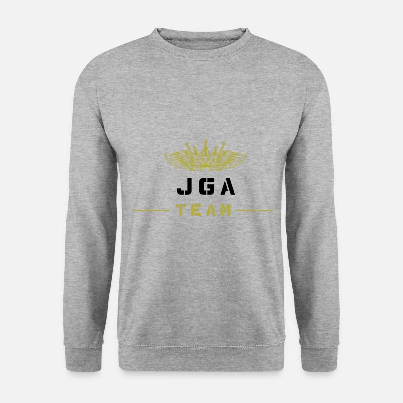 Jga Junggesellenabschied Team - Unisex Pullover - Weißgrau meliert