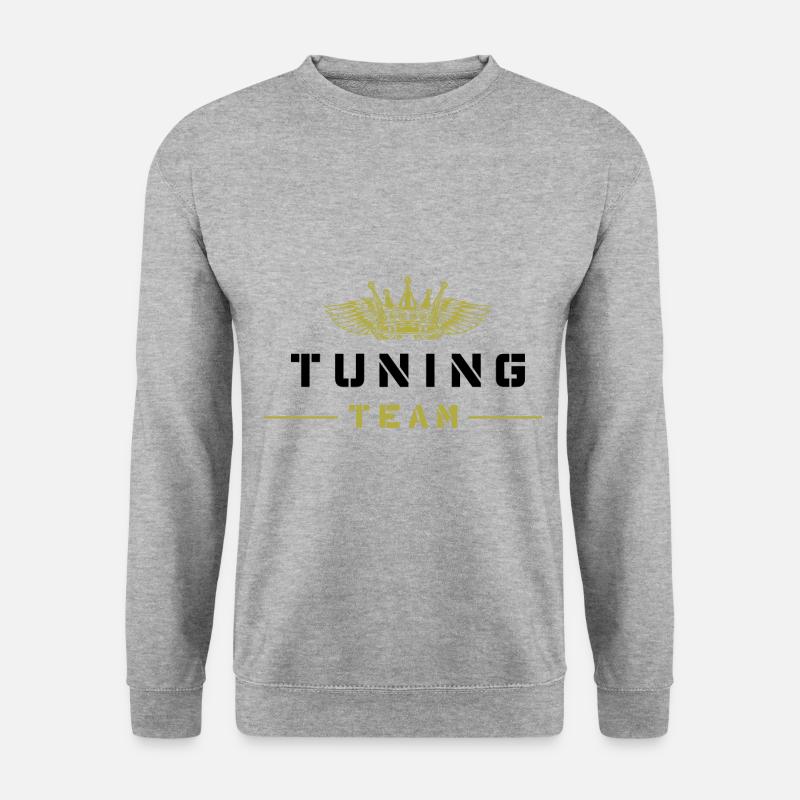 Tuning Team - Unisex Pullover - Weißgrau meliert