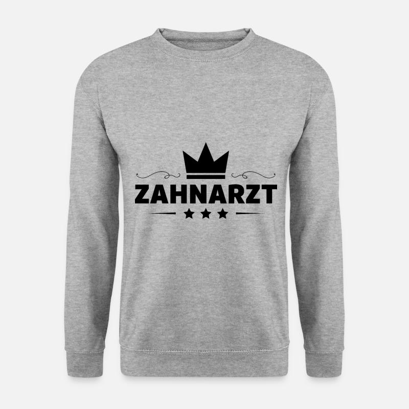 Zahnarzt Beruf - Unisex Pullover - Weißgrau meliert