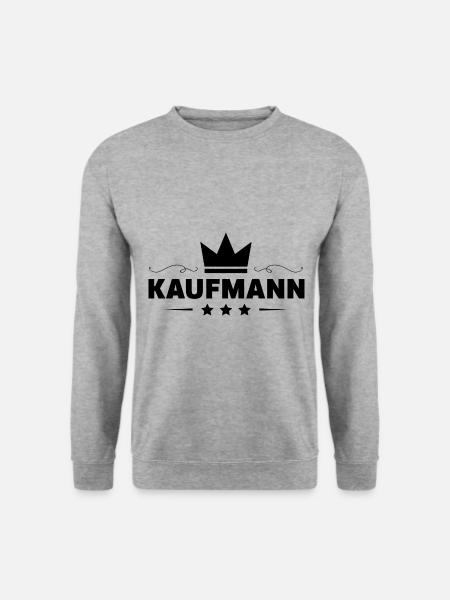 Kaufmann Beruf - Unisex Pullover - Weißgrau meliert