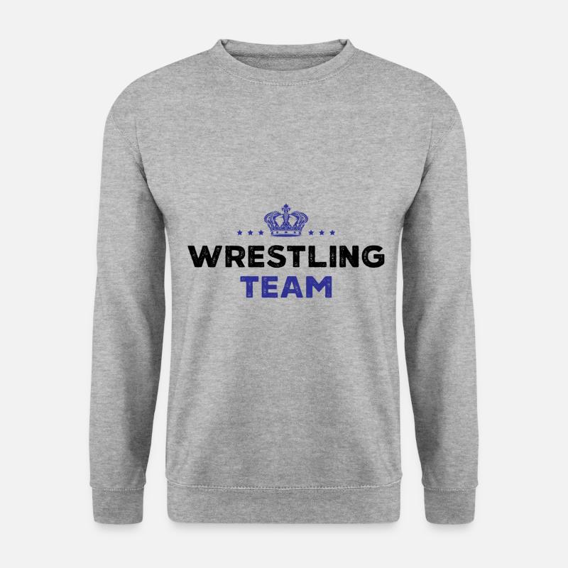 Wrestling Team - Unisex Pullover - Weißgrau meliert