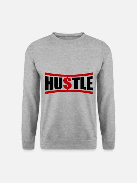 Hustle Saying - Unisex Sweatshirt - salt & pepper