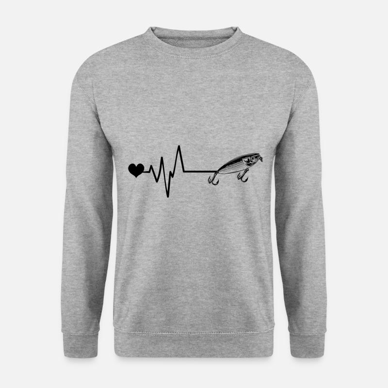 Fishhook Pulse - Unisex Sweatshirt - salt & pepper