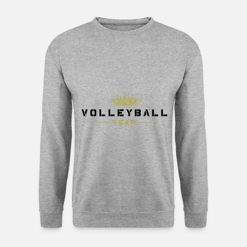 Volleyball Team - Unisex Pullover - Weißgrau meliert