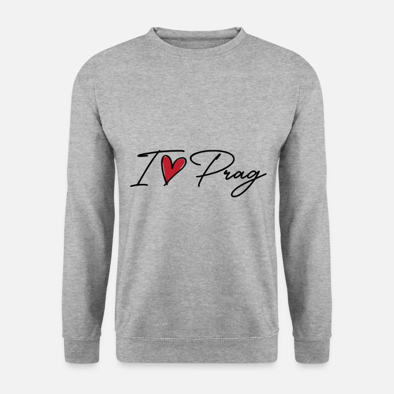 I Love Prague - Unisex Sweatshirt - salt & pepper