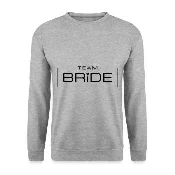 Team Bridal Wedding - Unisex Sweatshirt - salt & pepper - Front - Alina (178cm) & Michal (187cm)