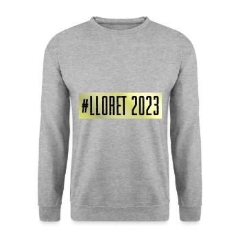 Lloret De Mar 2023 - Sweat-shirt Unisexe - gris chiné - Devant - Alina (178cm) & Michal (187cm)