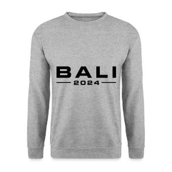 Bali 2024 - Unisex Pullover - Weißgrau meliert - Vorne - Alina (178cm) & Michal (187cm)