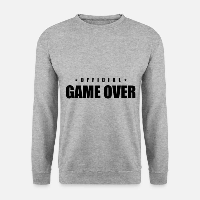 Game Over Slogan - Unisex Sweatshirt - salt & pepper