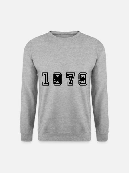 1979 Year Number - Unisex Sweatshirt - salt & pepper