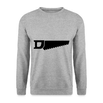 Saw icon icon - Unisex Sweatshirt - salt & pepper - Front - Alina (178cm) & Michal (187cm)