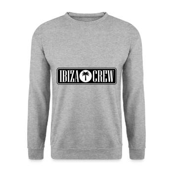 Ibiza Crew - Unisex Sweatshirt - salt & pepper - Front - Alina (178cm) & Michal (187cm)