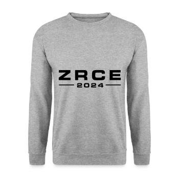 Zrce 2024 - Unisex Pullover - Weißgrau meliert - Vorne - Alina (178cm) & Michal (187cm)