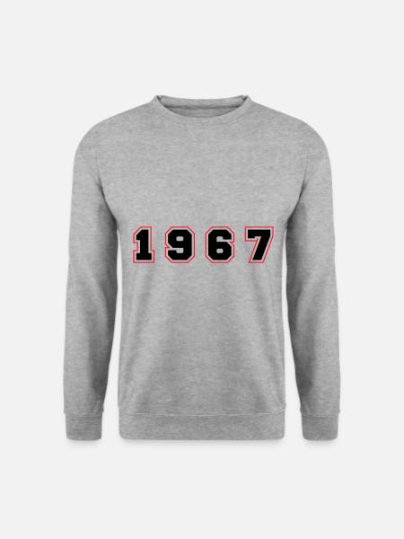 1967 Year Number - Unisex Sweatshirt - salt & pepper