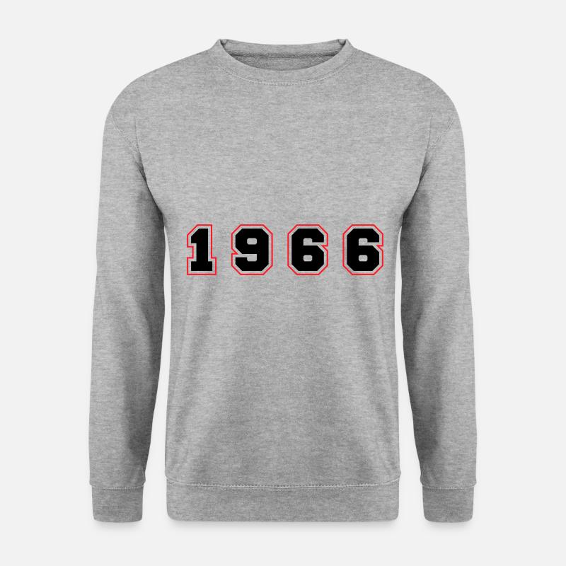 1966 Year Number - Unisex Sweatshirt - salt & pepper