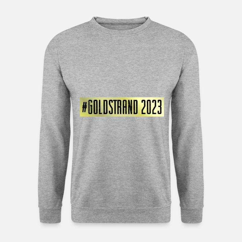 Goldstrand 2023 - Unisex Pullover - Weißgrau meliert