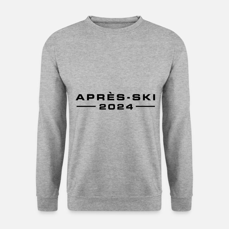 Apres Ski 2024 - Unisex Pullover - Weißgrau meliert