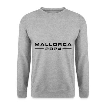 Mallorca 2024 - Unisex Sweatshirt - salt & pepper - Front - Alina (178cm) & Michal (187cm)
